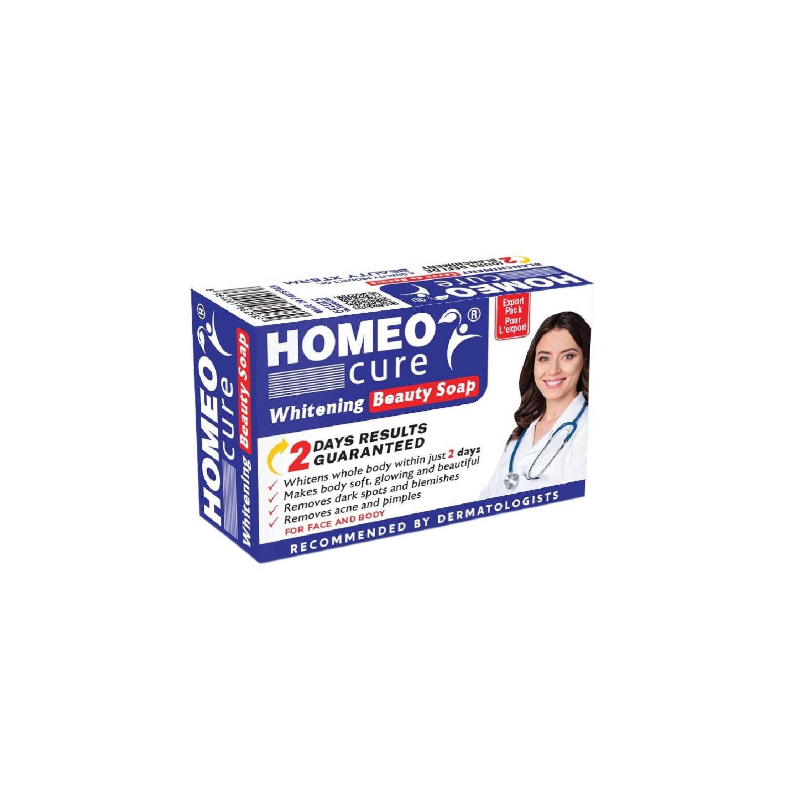 Homeo Cure Whitening Beauty Soap for Glowing Skin Natural Ingredients Body Care Product