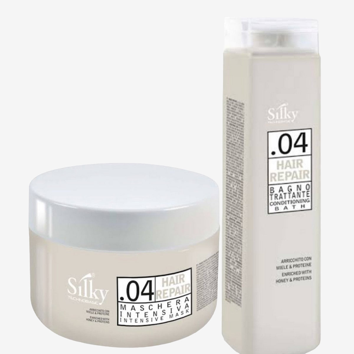 Silky Nouvelle .04 Hair Repair Treatment Shampoo & Intensive Conditioning Mask