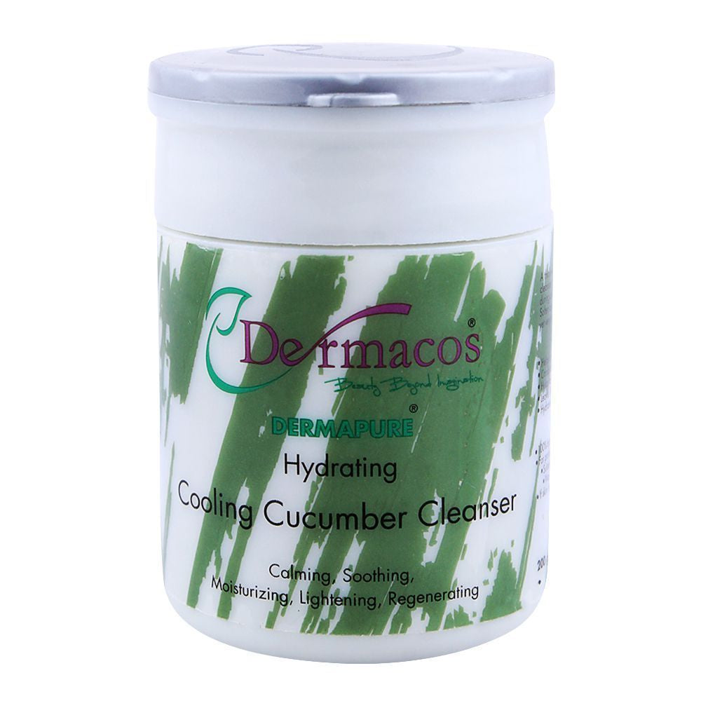 Dermacos -  Hydrating Cooling Cucumber Cleanser, 200g