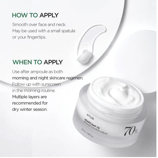 Heartleaf 70% Intense Calming Cream