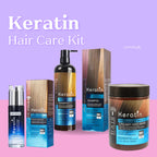 Keratin Nutrition Moisturizing & Smooth Shampoo + Hair Serum + Creamy Mask