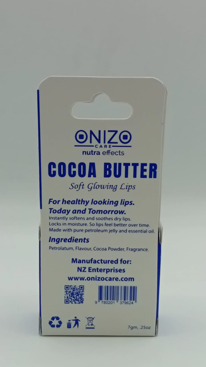 ONIZO CARE - NUTRA EFFECTS 12H MOISTURE LIP BUTTER CREAM (LIP BALM COCOA BUTTER - 7GMS)