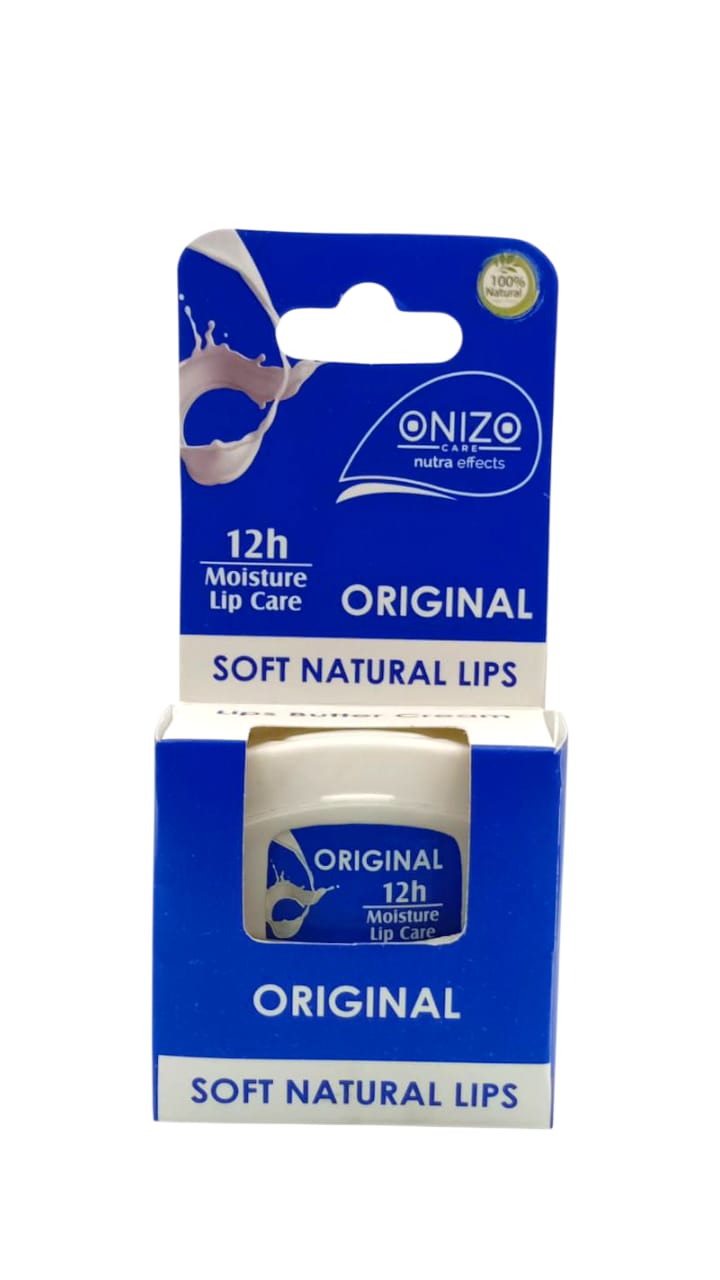 ONIZO CARE - NUTRA EFFECTS 12H MOISTURE LIP BUTTER CREAM (LIP BALM ORIGINAL - 7GMS)